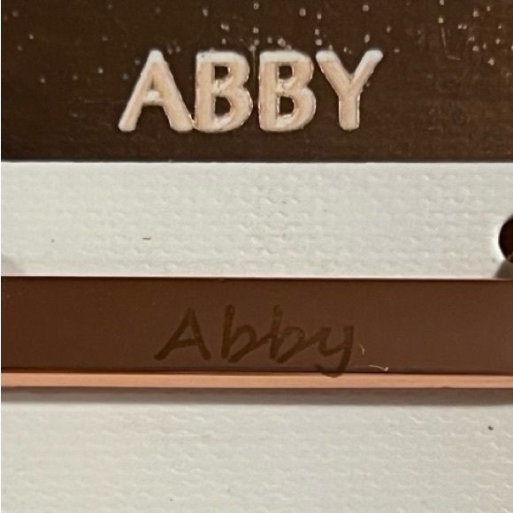 NIB engraved “Abby” signature bracelet - Picture 2 of 6